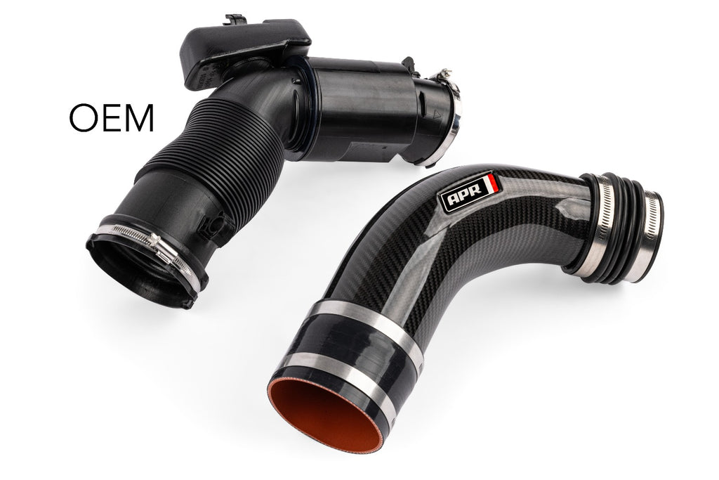 APR Carbon Fiber Throttle Inlet Pipe - Audi / B8 / B8.5 / 3.0T / S4 / S5 / Q5 / SQ5 | CI100037-A
