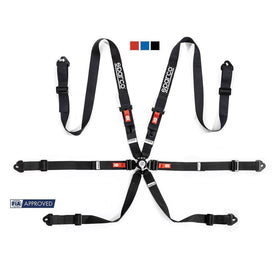 SPARCO BELT COMP H-2 PD 6PT 2"" BLK