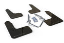 Rally Armor 17-21 Honda Civic Sport/Sport Touring Black UR Mud Flap w/Dark Grey Logo-1