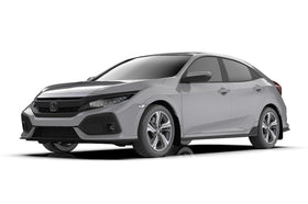 Rally Armor 17-21 Honda Civic Sport/Sport Touring Black UR Mud Flap w/Dark Grey Logo - 0