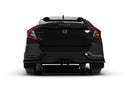 Rally Armor 17-19 Honda Civic Sport/Sport Touring Black UR Mud Flap w/Red Logo-2