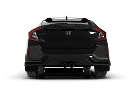 Rally Armor 17-19 Honda Civic Sport/Sport Touring Black UR Mud Flap w/Red Logo - 0