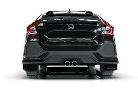 Rally Armor 17-21 Honda Civic Sport/Sport Touring Black UR Mud Flap w/White Logo - 0