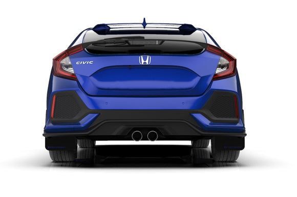 Rally Armor 16-21 Honda Civic Si White UR Mud Flap w/Red Logo