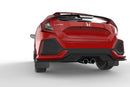 Rally Armor 17-19 Honda Civic Sport/Sport Touring Black UR Mud Flap w/Red Logo-4