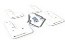Rally Armor 17-21 Honda Civic Sport/Sport Touring White UR Mud Flap w/Black Logo-1