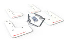 Rally Armor 17-21 Honda Civic Sport/Sport Touring White UR Mud Flap w/Red Logo-1
