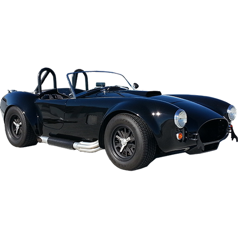 PTP AC Cobra Full SR-Glass Exhaust Sleeve - Black (Set - Left & Right)