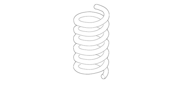 BMW Front Coil Spring - Genuine BMW 31336790102