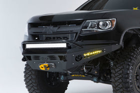 Addictive Desert Designs 15-18 Chevy Colorado HoneyBadger Front Bumper w/ Winch Mount