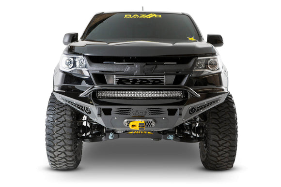 Addictive Desert Designs 15-18 Chevy Colorado HoneyBadger Front Bumper w/ Winch Mount