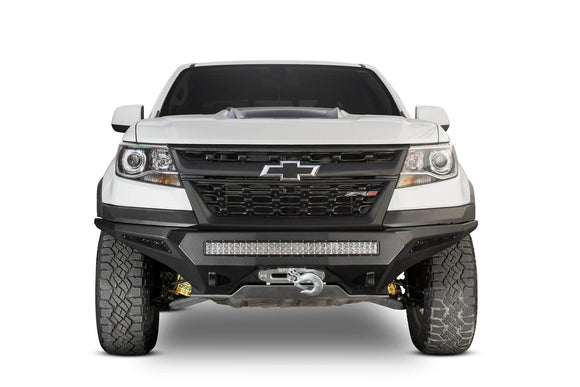 Addictive Desert Designs 17-18 Chevy Colorado Stealth Fighter Front Bumper w/ Winch Mount
