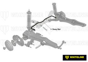 Whiteline 02-14 MINI Cooper Rear Sway Bar - 20mm HD Blade Adj. (Incl. Bushings) - 0