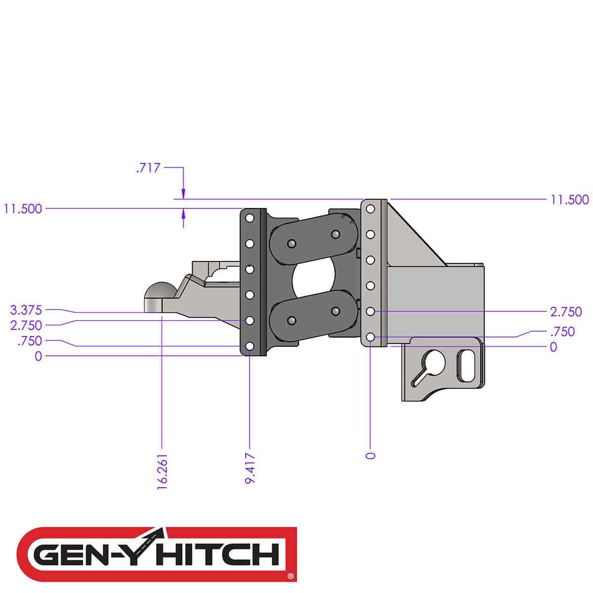 CONTRACTOR TORSION-FLEX Channel Mount Trailer Coupler 2K - 3.5K TW 32K Towing - 0