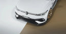 Zaero Design VW Golf R Mk8 EVO-1 Gloss Black Front Splitter | ZA-GOLF-8-R-FS-2