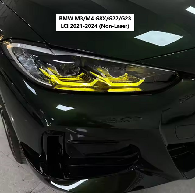 MAD Yellow DRL LED Module Set - Fast Swap, Plug & Play BMW M3/M4 G8X/G22/G23 LCI 2021-2024 (Non-Laser)