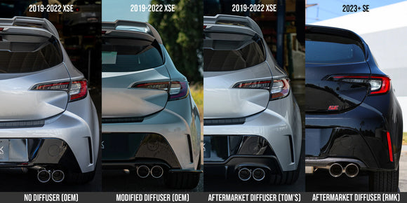 Sports Touring Exhaust QUIET-Spec [Quad-Exit] - Toyota Corolla Hatchback (2019-2022)