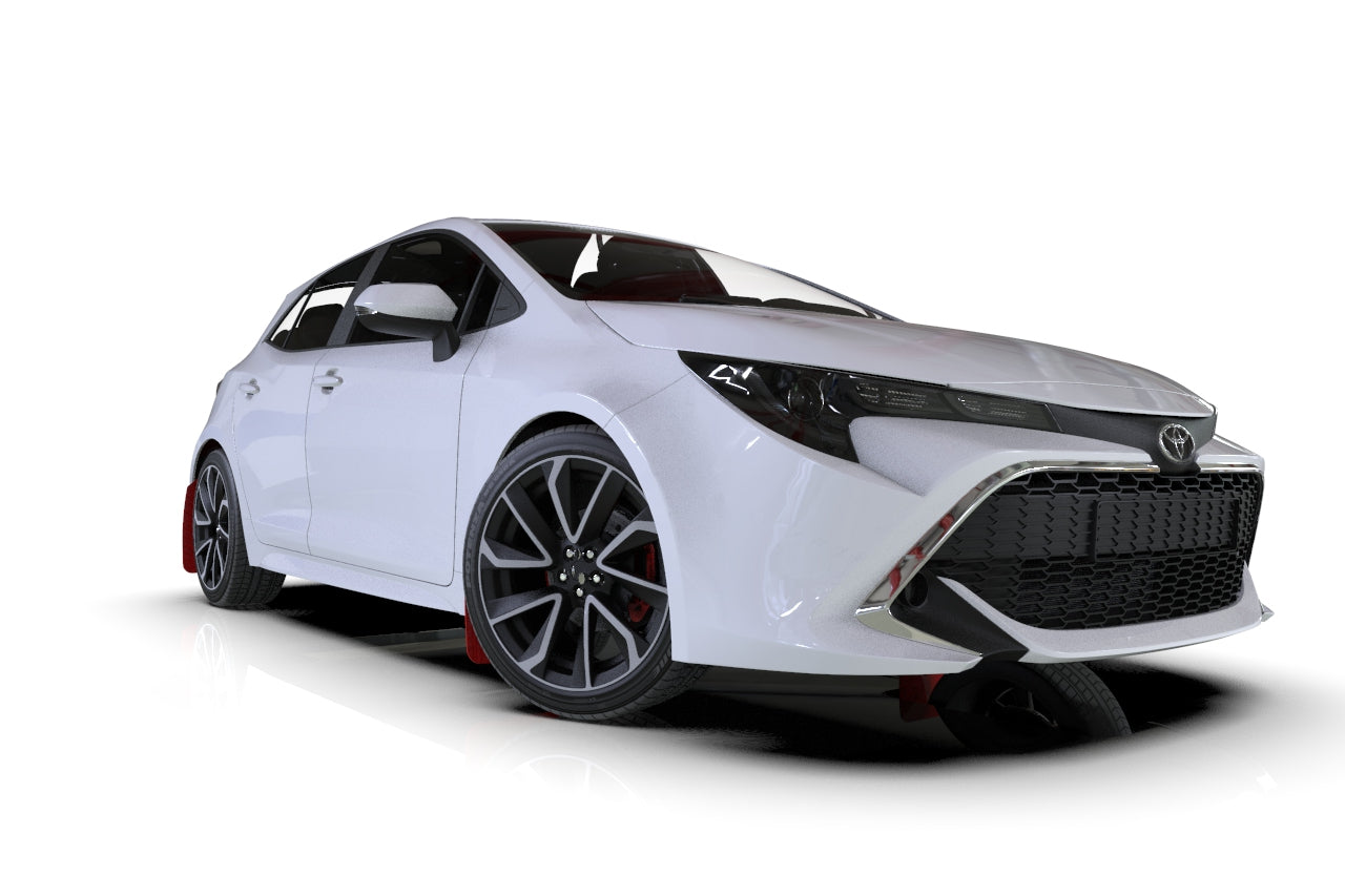 RALLY ARMOR UR MUD FLAPS: 2019+ TOYOTA COROLLA HATCHBACK