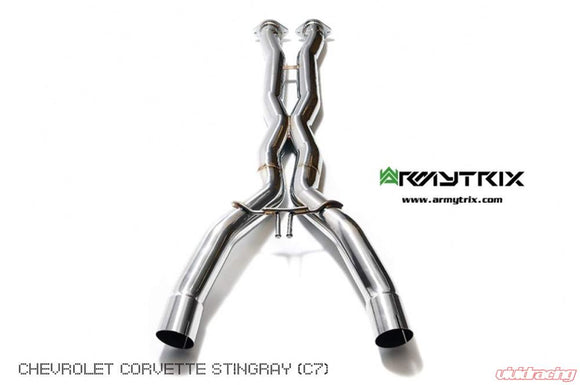 ARMYTRIX Valvetronic Exhaust System w/X-Pipe | Chevrolet Corvette C7 2014-2019