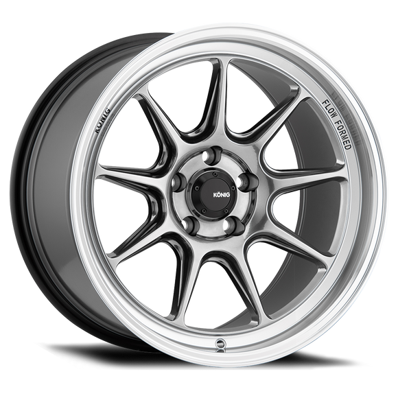 KONIG COUNTERGRAM 17 X 8 +38 5 X 114.3 CB73.1 HYPER CHROME / MACHINED LIP