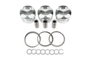 CP Piston & Ring Set for Toyota Yaris G16E-GTS Bore 87.51mm - Size +4mm - CR 10.5:1 - Set of 3-1