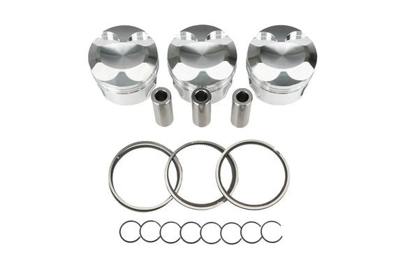 CP Piston & Ring Set for Toyota Yaris G16E-GTS Bore 87.51mm - Size +4mm - CR 10.5:1 - Set of 3