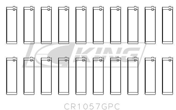 Connecting Rod Bearings for BMW E60 M5 S85B50A V10 - Coated & Graded - CR1057GPC