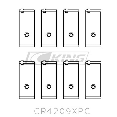 King Engine Bearings Toyota 3Sgte/16V 2.0L (Size STDX) Connecting Rod Bearing Set