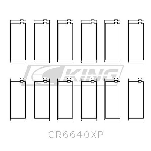 King BMW M20/M50 2.0L/2.5L/2.7L Performance Rod Bearing Set - Size STDX