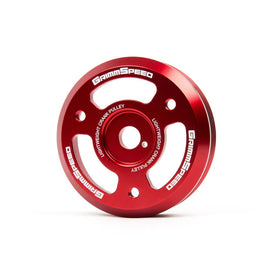 Grimmspeed Lightweight Crank Pulley Red For Subaru FA/FB Engines