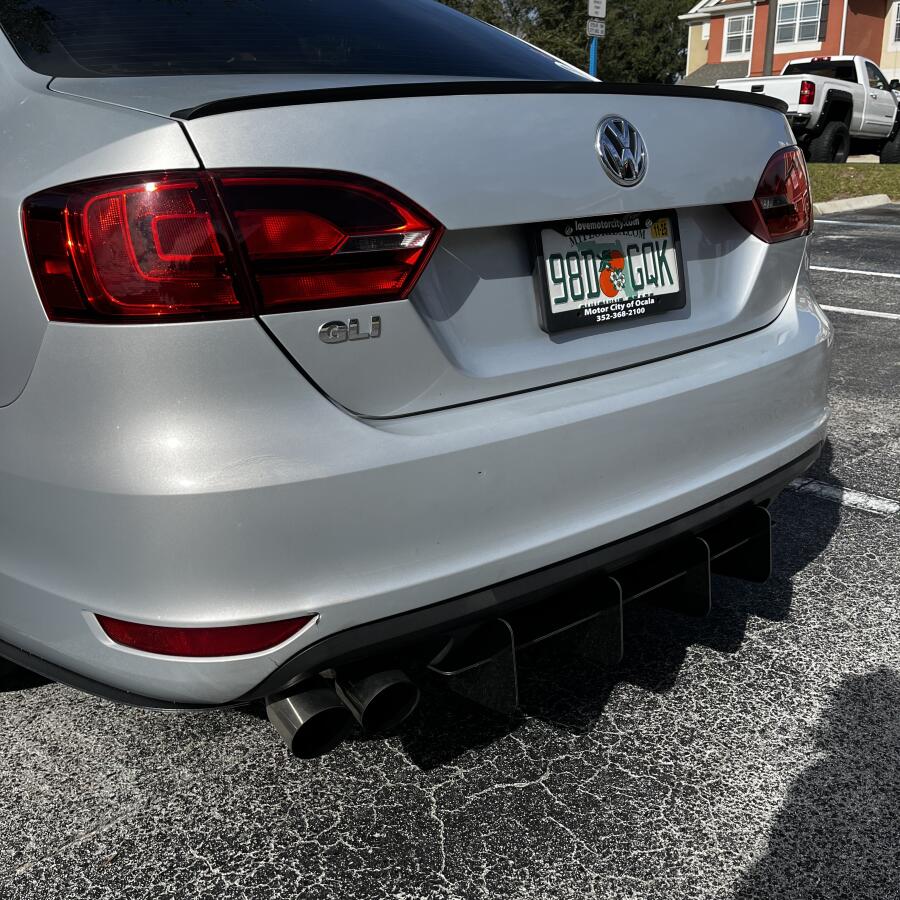 Ventus Autoworks Rear Diffuser W/ Rear Spats | Volkswagen GLI 11-14