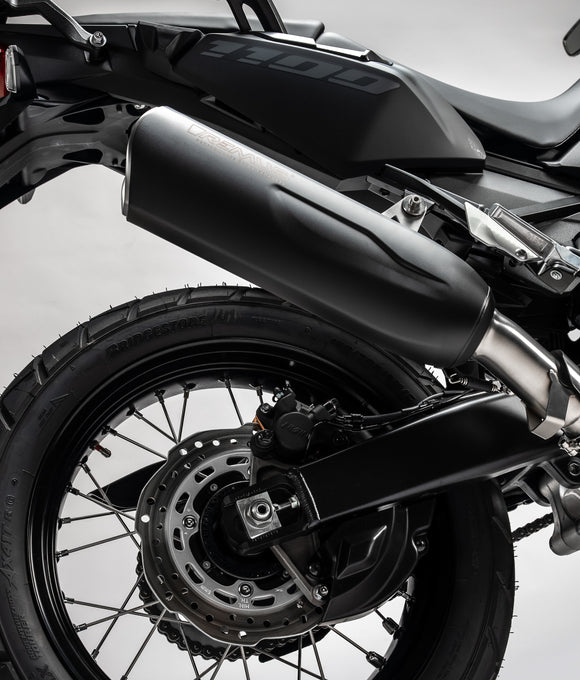 Remus 2020 Honda CRF1100L Africa Twin NXT Slip On w/Sound Insert Black (requires connection tube)