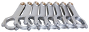 Eagle Ford 302 2.100in Journals .927in Pin H-Beam Connecting Rods w/ARP2000 Bolts (Set of 8)-1
