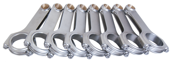 Eagle Chevrolet 350 Small Block H-Beam Connecting Rod w/ ARP 8740 Hardware (Set of 8)