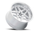 ESR Wheels CS15 18" 5x112 Gloss White W/ Machined Lip-2
