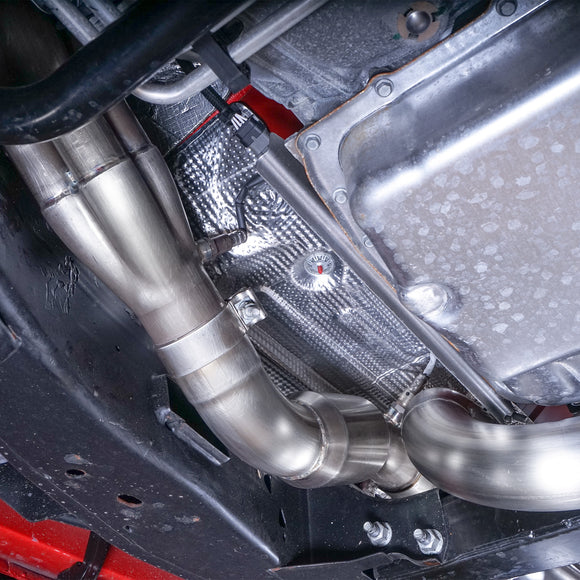 Stainless Works 2019+ Chevrolet Silverado 5.3L Catted Headers 1-7/8in Primaries 3in Leads Y-Pipe
