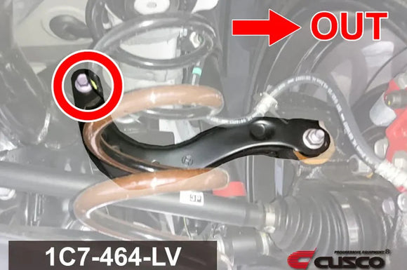 Cusco Rear Upper Control Arm Bushings for 2023+ Toyota GR Corolla (1C7 464)