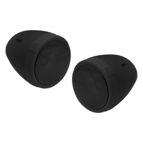 Boss Audio Systems Motorcycle Speaker Built In Amplifier/ Bluetooth 3in Speakers- Black - 0