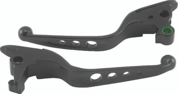 Bikers Choice 15-17 FLST FXST Black O Series Holed Lever Set