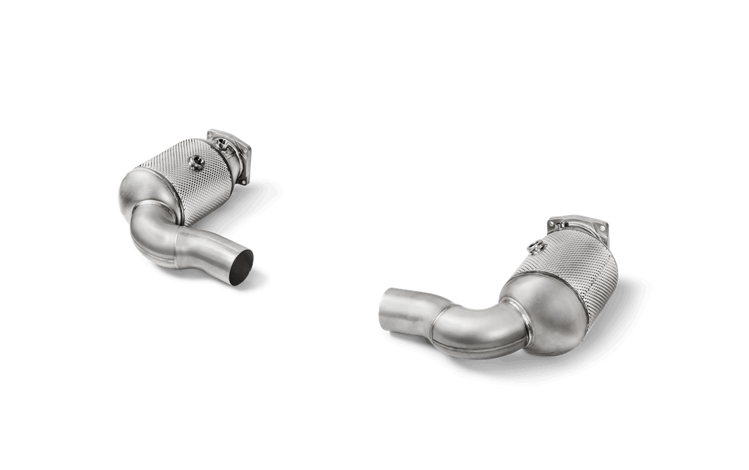 Akrapovic 16-19 Porsche 911 Turbo/Turbo S (991.2) Link Pipe Set w/ Cat (SS)