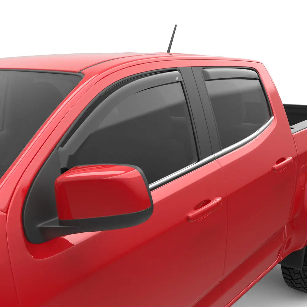 EGR 15+ Chevy Colorado/GMC Canyon Crew Cab In-Channel Window Visors - Set of 4 - 0