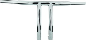 Bikers Choice Throttle By Wire Chrome 10 Inch Pullback 1.25 Inch Fat Riser Tbar Custom