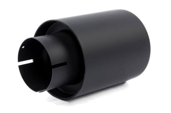 Dinan Double-Walled 4" Clamp-On Exhaust Tip (Black Ceramic)