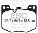 EBC 2018+ BMW X3 M40i (G01) 3.0T Greenstuff Front Brake Pads-2
