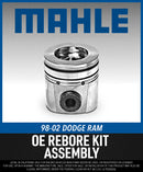 Mahle OE 98.5-02 Dodge Cummins 5.9L 4.016in Bore Rebore Kit Assembly Set (Set of 1)-1
