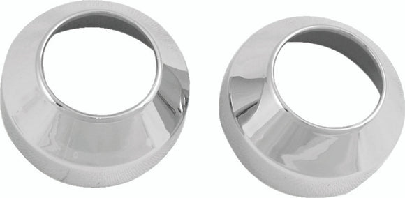 Bikers Choice 84-17 41MM Wide Glide Chrome Fork Boot Covers Pr