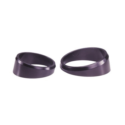 Autometer or Autogage 2-1/16in Black Angle Rings -- 3 Pack - 0