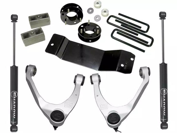 Superlift 07-16 Chevy Silv 1500 4WD 3.5in Lift Kit w/ Cast Steel Control Arms & Rear Shocks
