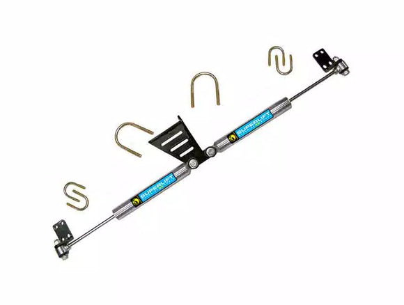 Superlift 07-18 Jeep Wrangler JK High Clearance Dual Steering Stabil. Kit- SR SS by Bilstein (Gas)