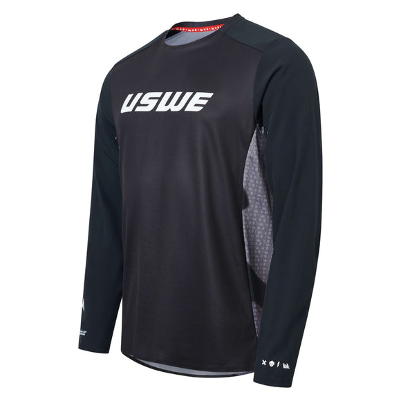 USWE Lera Off-Road Jersey Adult Black - Large
